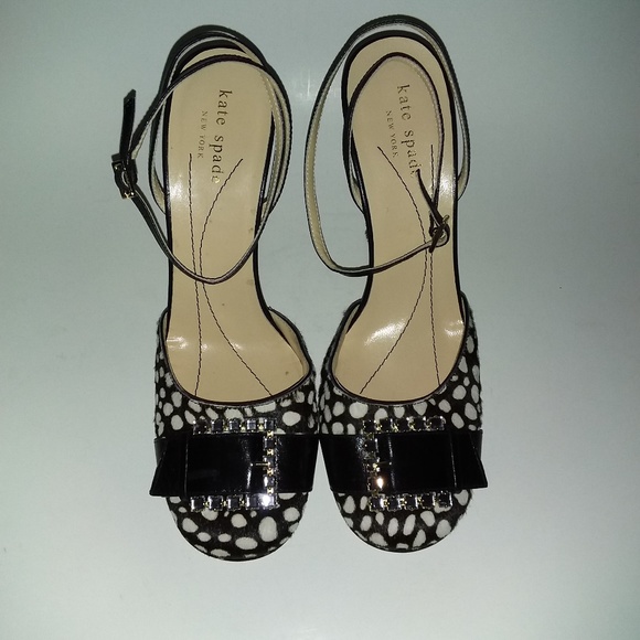 Kate Spade Calfskin Strappy Heels - Picture 3 of 8
